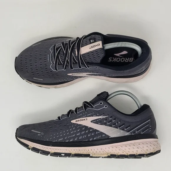 Brooks Shoes Brooks Ghost Athletic Running Shoes Black Gray